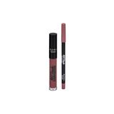Rival Loves Me Mattitude Dudak Makyajı Seti, Mat Likit Ruj ve Lipliner, No:05 Desirable, 2'li