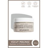 Rivance Scrub Cream Kayısı Çekirdeği Tanecikli Işıltı ve Nem Veren Vücut Peeling Kremi 200 gr