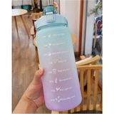 River World 2 Lt'lik Su Matarası Motivasyon Amaçlı Günlük Kullanım - Renkli - 0 - 249 ml