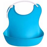 River World Çocuk Bebek Mama Önlüğü Dökülme Engelleyici Bükülebilir Mavi - Standart