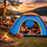 River World Kamp ve Doğa Için Çadır Kurulumu Manuel Taşıma Çantalı 2-3 Kişilik Ölçüleri 200 cm x 150 cm x 110 cm - Çok Renkli