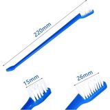 River World Köpekler Için 4'lü Set Diş Fırçası Çift Taraflı - Renkli - 1