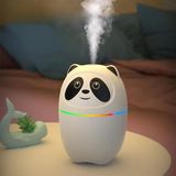 River World Oda Hava Nemlendirici Masaüstü LED Işıklı Figürü Sevimli Panda - Renkli