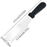 River World Pastacı Spatulası L Tipi Paslanmaz Çelik - 1 - Renkli