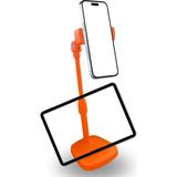 River World Plastik Masa Üstü Telefon ve Tablet Tutucu Turuncu - Renkli