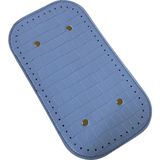 Rivetli Deri Çanta Tabanı 13,5 * 25 cm 02 Mavi
