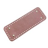 Rivetli Deri Çanta Tabanı Dikdörtgen 23 * 8,4 cm Taba