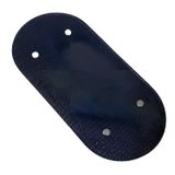 Rivetli Deri Çanta Tabanı Oval 12 * 25 cm 02 Siyah