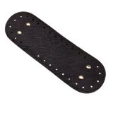 Rivetli Deri Çanta Tabanı Oval 7 * 22 cm Acı Kahve
