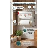 RİVO HOME DECOR 3'lü Mutfak Düzenleyici Duvara Asılabilir Kağıt Havluluk Streç Film Ve Alüminyum Folyo Dağıtıcı