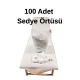 Rivonse Yeni Nesil Lastikli Beyaz Sedye Örtüsü - 100 Adet