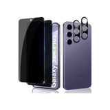 Rivor Samsung Galaxy S24 Plus Hayalet Ekran Koruyucu 9D Cam +Kamera Koruyucu Çizilme Önleyici 2li Set