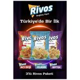 Rivos Efsane Lezzeti 3x56 gr Buğday Cipsi