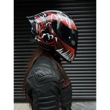 Rivox R1 Venom Kapalı Kask - XL - Kırmızı