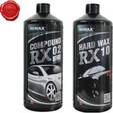 Riwax 2'li Pasta Cila Seti RX02 Kalın Pasta + RX10 Boya Koruma 1 kg – Profesyonel Araç Yüzey Bakımı - (ClearEyelets)Black-RadiantOrchid