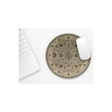 riyaz Halı Desen 17 Yuvarlak Mousepad, Mouse Pad, Çap: 19,50 cm