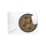 riyaz Halı Desenli 31 Yuvarlak Mousepad, Mouse Pad, Çap: 19,50 cm