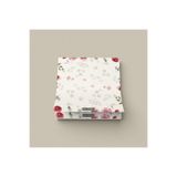 riyaz Kırmızı Gül | Tutkallı Küp Bloknot (10x10cm) , 50 Yaprak