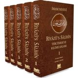 Riyazüs Salihin Kelime Manalı 5 Cilt Takım - Kahverengi