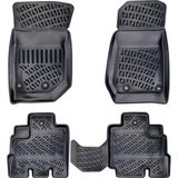 Rizline 3D Siyah Jeep Wrangler Rubicon 2017+ Paspas
