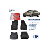 Rizline Audi A4 2002-2007 Arası 3D Havuzlu Paspas A4 Set 1
