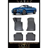 Rizline Bmw 4 Serisi F33 2015 Model Siyah 3D Havuzlu Paspas