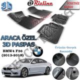 Rizline Bmw 4 Serisi F36 2013-2018 3D Havuzlu Paspas