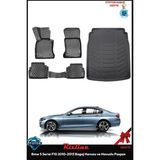 Rizline Bmw 5 Serisi F10 2011 Bagaj Havuzu ve Havuzlu Paspas ve Ton Koku - Siyah