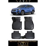Rizline Bmw X1 2021 Model Siyah 3D Havuzlu Paspas