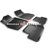 Rizline Citroen C3 Hb 2010 2015 Siyah 3D Havuzlu Paspas