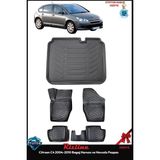 Rizline Citroen C4 2009 Siyah Bagaj Havuzu ve Havuzlu Paspas