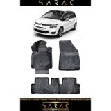 Rizline Citroen C4 Grand Picasso 7 Koltuk 2017 Model 3D Havuzlu Paspas