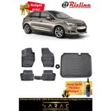 Rizline Citroen C4 Hb 2010-2018 Havuzlu Paspas + Bagaj Havuzu Seti