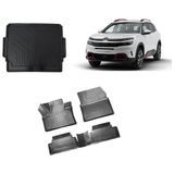 Rizline Citroen C5 Aircross 2019+ Siyah 3D Havuzlu Paspas Bagaj Havuzu Set