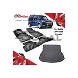 Rizline Fiat Doblo 2001-2009 Uyumlu Paspas ve Bagaj Havuzu Set