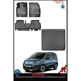Rizline Fiat Doblo 2025 Sonrası Bagaj Havuzu ve Havuzlu Paspas - Siyah