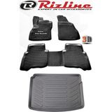 Rizline Fiat Fiorino 3D Havuzlu Paspas+Bagaj Havuzu Seti - Siyah