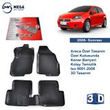 Rizline Fiat Punto 2006 Sonrası 3d Havuzlu Paspas