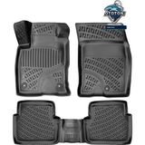 Rizline Ford Bronco Sport 2023 | Halı Zemin Suv 3D Havuzlu Paspas Seti & Karton Koku - Siyah