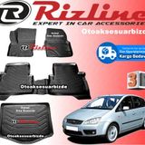 Rizline Ford C-max 2003 2009 Siyah 3D Paspas Ve Bagaj Havuzu
