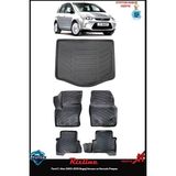 Rizline Ford C-Max 2003-2010 Bagaj Havuzu ve Havuzlu Paspas - Siyah
