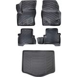 Rizline Ford C-Max 3D Havuzlu Paspas 2002-2010 + Bagaj Havuzu - Siyah