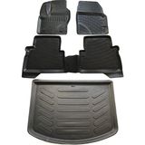 Rizline Ford C-Max 3D Havuzlu Paspas 2011 Sonrası + Bagaj Havuzu - Siyah