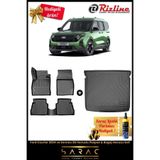 Rizline Ford Courier 2024 ve Sonrası 3D Havuzlu Paspas+Bagaj Havuzu Seti