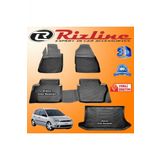 Rizline Ford Fiesta 3D Paspas + 3D Bagaj Havuzu 2002-2008 Arası Siyah Set