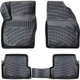 Rizline Ford Focus 1 1998-2004 Uyumlu 3D Havuzlu Siyah Paspas