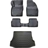 Rizline Ford Focus 1 3D Havuzlu Paspas 1998-2004 + Sd Bagaj Havuzu - Siyah