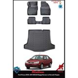 Rizline Ford Focus 2005-2011 Sedan Bagaj Havuzu ve Havuzlu Paspas - Siyah