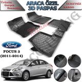 Rizline Ford Focus 2011-2014 3D Havuzlu Paspas