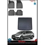 Rizline Ford Focus 2018 Station Wagon - Alt Bagaj Bagaj Havuzu ve Havuzlu Paspas ve Ton Koku - Siyah